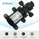 70W Water Pump 6L/Min 12V 130PSI High Pressure Self-Priming Caravan Camping Boat - Tavice