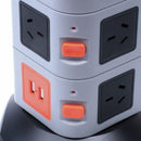 7/15 Ports AC Outlets 2USB Power Strip Tower Surge Protector Power Board Charger - Tavice