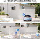 4MP Wifi Camera Three Dual Lens 10X Zoom Security Protection Video Surveillance Auto Tracking - Tavice
