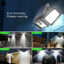 74 LED 3 Head Garden Solar Lights Outdoor Fence Security Motion Sensor Lamp AU - Battery Mate