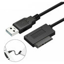 7+6 13Pin Slim SATA to USB CD DVD Rom Optical Hard Drive Cable Adapter Converter - Tavice