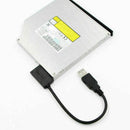 7+6 13Pin Slim SATA to USB CD DVD Rom Optical Hard Drive Cable Adapter Converter - Tavice