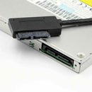 7+6 13Pin Slim SATA to USB CD DVD Rom Optical Hard Drive Cable Adapter Converter - Tavice