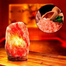 7kg Himalayan Salt Lamp Rock Crystal Natural Light Dimmer Switch Cord Globes - Tavice