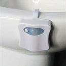 8 Colors Toilet Bowl LED Night Light Motion Activated Seat Sensor Lamp Bathroom - Tavice