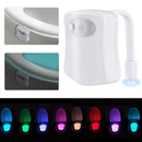 8 Colors Toilet Bowl LED Night Light Motion Activated Seat Sensor Lamp Bathroom - Tavice