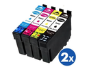 8 Pack Compatible Epson 212XL (C13T02X192-C13T02X492) High Yield Ink Cartridges Combo [2BK,2C,2M,2Y] - Tavice