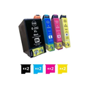8 Pack Epson 252XL Compatible Ink Cartridges [C13T253192-C13T253492] [2BK,2C,2M,2Y] Our Price: In - Tavice