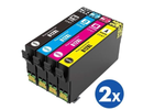 8 Pack Epson 812XL (C13T05E192-C13T05E492) Compatible High Yield Ink Cartridge Combo [2BK,2C,2M,2Y] - Tavice