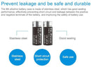 (8 Pack) LR1 N Size 1.5V Alkaline Batteries – Long - Lasting Replacement Power Cells for Everyday Devices - Tavice
