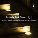 8 Pack Solar Lights Outdoor Solar Garden Lights, LED Solar Pathway Lights Outdoor Ground Lights (Warm White) - Tavice