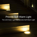 8 Pack Solar Lights Outdoor Solar Garden Lights, LED Solar Pathway Lights Outdoor Ground Lights (Warm White) - Battery Mate