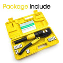 8 Ton Hydraulic Terminal Crimper Cable Wire Force Tool Kit 9 Die 4mm-70mm AU - Tavice
