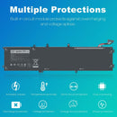 84Wh 4GVGH Battery for Dell XPS 15 9550 Precision 5510 Series 1P6KD 01P6KD P56F - Battery Mate
