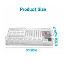 93 Slot Battery Storage Organizer Holder with Tester-Battery Caddy Rack Case Box - Tavice