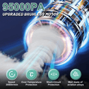 95000PA Wireless Car Vacuum Cleaner – High - Power Mini Handheld Vacuum & Air Duster with USB Recharge - Tavice