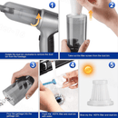 95000PA Wireless Car Vacuum Cleaner – High - Power Mini Handheld Vacuum & Air Duster with USB Recharge - Battery Mate