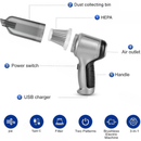 95000PA Wireless Car Vacuum Cleaner – High - Power Mini Handheld Vacuum & Air Duster with USB Recharge - Tavice