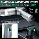 95000PA Wireless Car Vacuum Cleaner – High - Power Mini Handheld Vacuum & Air Duster with USB Recharge - Tavice