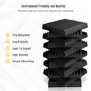 96 Pack | Acoustic Soundproof Foam Sound Absorbing Panels 30×30×5cm - Tavice