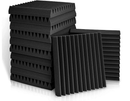 96 Pack | Acoustic Soundproof Foam Sound Absorbing Panels 30×30×5cm - Tavice