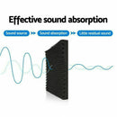 96 Pack | Acoustic Soundproof Foam Sound Absorbing Panels 30×30×5cm - Tavice