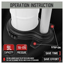 9L Manual Waste Oil Fluid Extractor Pump Suction Vacuum Fuel Car Boat Transfer - Tavice