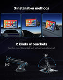 9"Portable Wireless Apple CarPlay Car Stereo FM Radio Touch Screen Head Unit GPS - Tavice