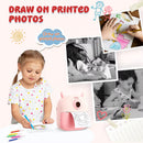Kids Digital Camera High Quality Instant Print | CMOS Imaging Sensor Filter Function | BLUE.