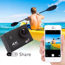 Tavice 4K Action Cam with WiFi Waterproof Sports Camera | 4K Video | Remote Loop Recording | Motion Detection | 170° Wide Angle