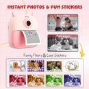 Kids Digital Camera High Quality Instant Print | CMOS Imaging Sensor Filter Function | BLUE.