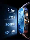 Tavice 5G Cellular Smartwatch – Large Screen, Video Call, Waterproof, GPS, Heart & Sleep Monitor, Apps, Sim Card Support.