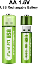 AA Battery 1800mWh USB Rechargeable li-ion Battery 1.5v - Tavice