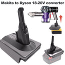 Adapter For Makita 18V Battery Converter To For Dyson V6 Vacuum Cleaner - Tavice