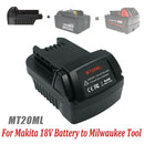 Adaptor for Makita 18V Battery Convert to Milwaukee 18V Tool Adapter Converter - Tavice