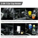 Adjustable 2in1 Car Seat Cup Holder Bottle Drink Coffee Storage Water Bottle AU - Tavice