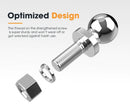 Adjustable Drop Towbar Tow Bar Ball Mount Tongue Hitch Trailer Car 4WD 7800LBS - Tavice