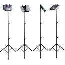 Adjustable Floor Bed Tripod Stand Carrying Music Bracket for iPad 7-12" Tablets - Tavice