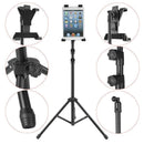 Adjustable Floor Bed Tripod Stand Carrying Music Bracket for iPad 7-12" Tablets - Tavice