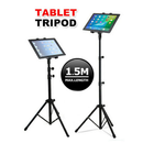 Adjustable Floor Bed Tripod Stand Carrying Music Bracket for iPad 7-12" Tablets - Tavice