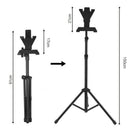 Adjustable Floor Bed Tripod Stand Carrying Music Bracket for iPad 7-12" Tablets - Tavice