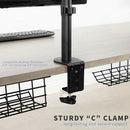 Adjustable Monitor Stand Single Arm Desk Mount Computer LCD TV Holder Display - Tavice