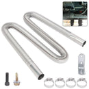 Air Diesel Heater Car Parking Exhaust Pipe Hose + 24mm Silencer Muffler Filter - Tavice
