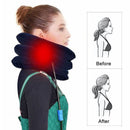 Air Inflatable Neck Pillow Head Cervical Traction Support Stretcher Pain Relief - Tavice