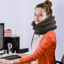 Air Inflatable Neck Pillow Head Cervical Traction Support Stretcher Pain Relief - Tavice