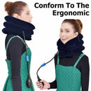 Air Inflatable Neck Pillow Head Cervical Traction Support Stretcher Pain Relief - Tavice