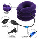 Air Inflatable Neck Pillow Head Cervical Traction Support Stretcher Pain Relief - Tavice