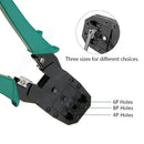 Analyzer Network Cable Tool Kit LAN Crimper Down Wire Stripper Cat5 6 RJ45 BAG - Tavice