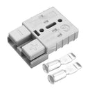 Anderson Plug 50A Amps Grey 12-24V Solar Caravan Mounting Connector [10 Pack] - Tavice