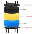 Aquarium External Canister Filter Aqua Fish Water Tank Sponge Pond 400L/H - Tavice